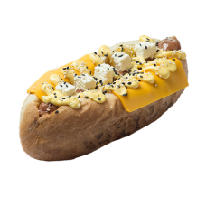 Хот дог «4 сира»